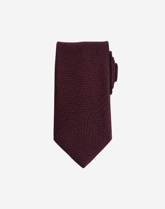 Corbata microfibra labrada